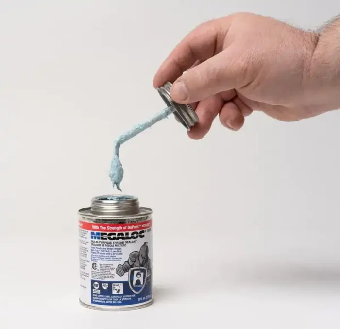 Hercules, 15-806, Thread Sealant, Can, 8 oz, Blue, Paste, -50 to 400 deg F - Image 3
