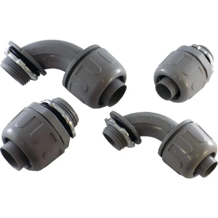 1/2" Non-Metal Liquid Tite Connector, Straight. - Image 1