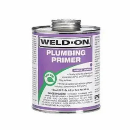 1/2 Pint Pipe Primer for PVC & CPVC, Purple