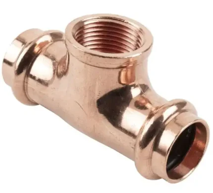 3/4" Copper Female Tee, Lead-Free, Press x Press x Female