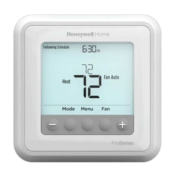 Programmable Thermostat, 2H/1C Heat Pump, 2H/2C Conventional, T6 Pro - Image 1