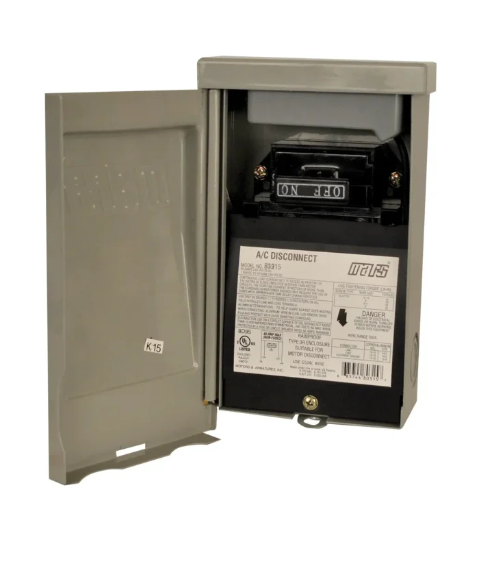 on-Fused Air Conditioning Disconnect with Side Open, 60 A, 240 V - Image 1