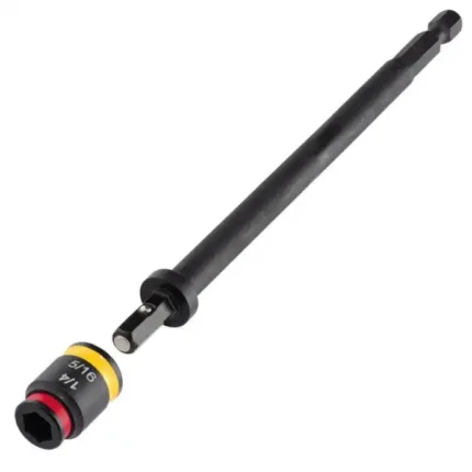 Magnetic Hex Driver, Cleanable, Reversible, 1/4" and 5/16", 6 inch long