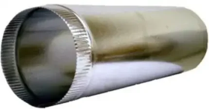 4" x 2' Round Smoke Pipe, 26GA