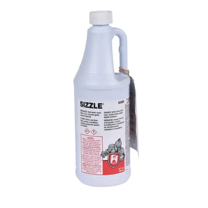 Hercules, 20-305, Drain and Waste System Cleaner, Can, 1 qt, Liquid, Yellow to light amber liquid, Odorless - Image 1