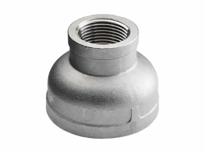 1 inch x 3/4 inch Stainless Steel Reducing Coupling Female x Female - Image 1