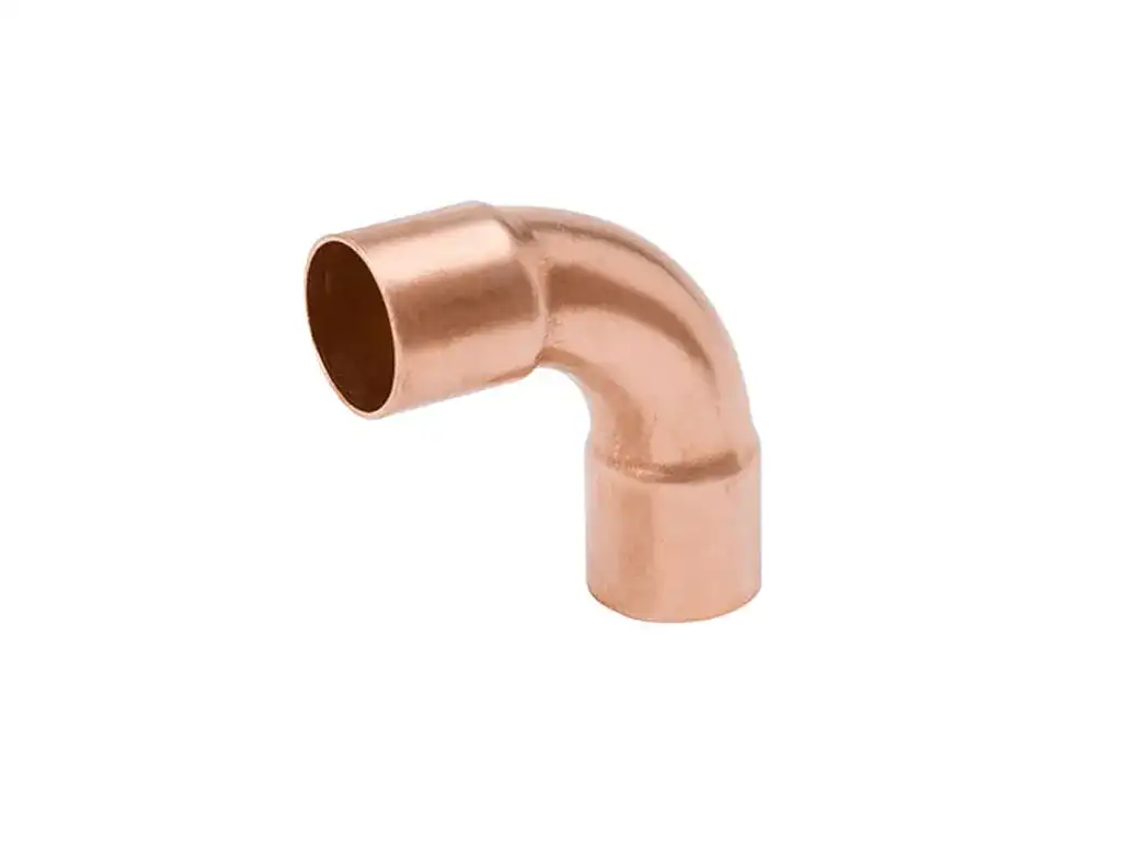 5/8 inch ID Copper Refrig 90 Degree Long Radius Elbow Copper x Copper - Image 1
