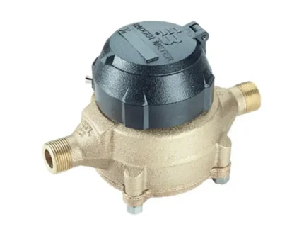 Standard Positive Displacement Water Flow Meter, Lead-Free Bronze Alloy, 5/8" x 3/4"